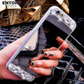 Gold rhinestone silicone back case on a Huawei P30 Pro mobile phone.