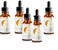 10ml facial serum bottle with vitamin C and hyaluronic acid for skin brightening and moisturising