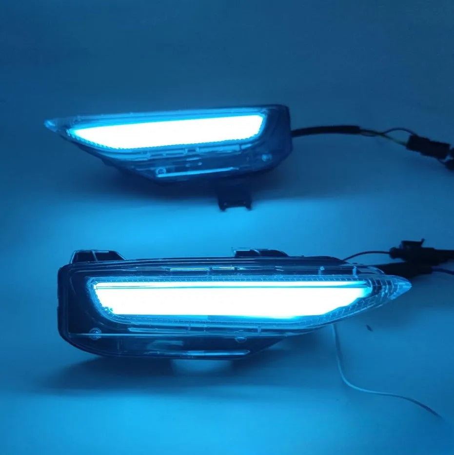 Infiniti Q50 Q70 front bumper LED daytime running and fog light assembly replacement unit
