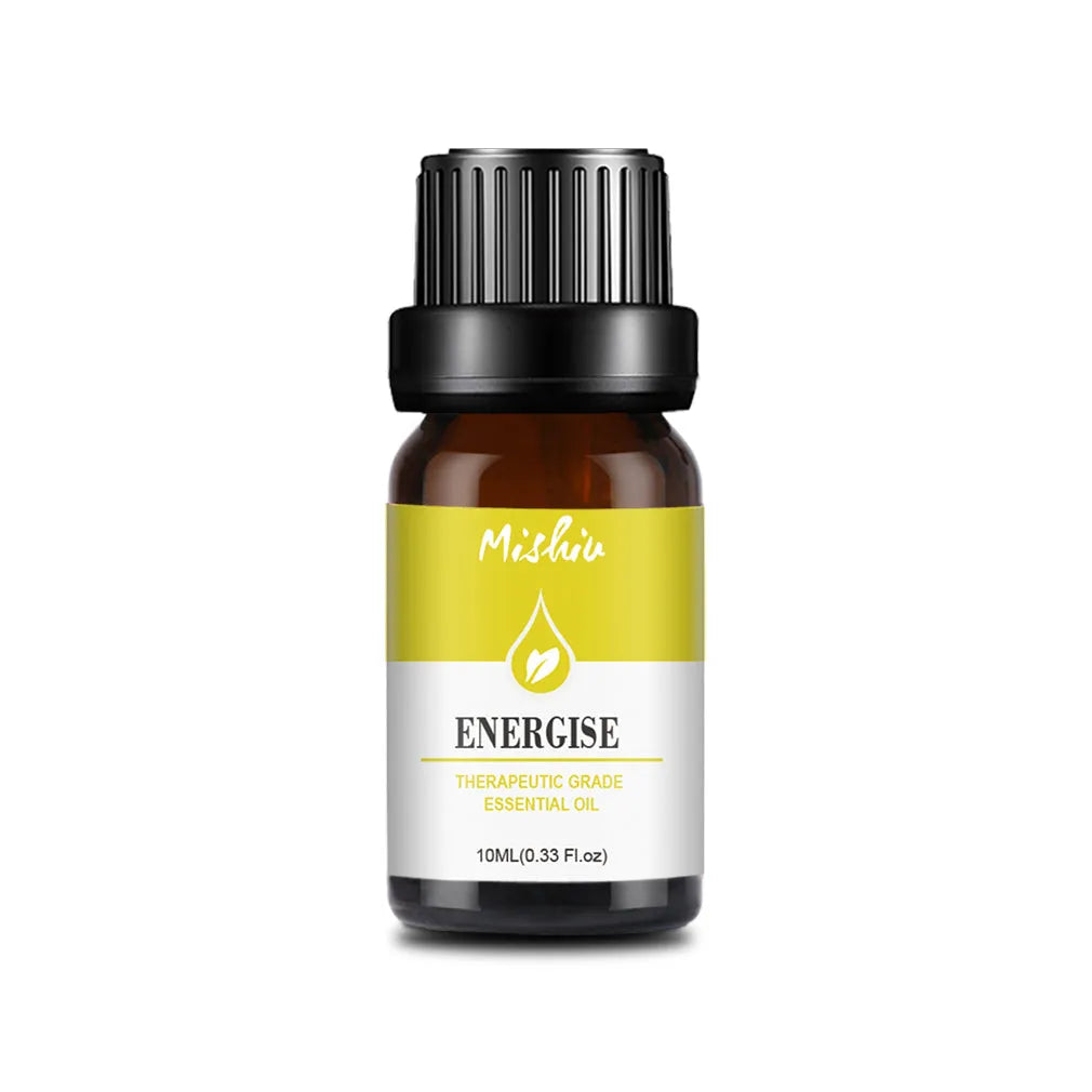 100% pure aromatherapy essential oil 10ml in amber glass bottle, UK handmade