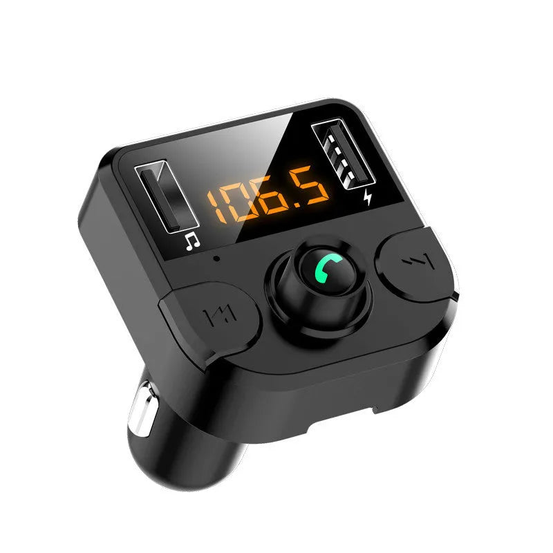 BT36B black car MP3 Bluetooth player with 1.1-inch display for cigarette lighter power