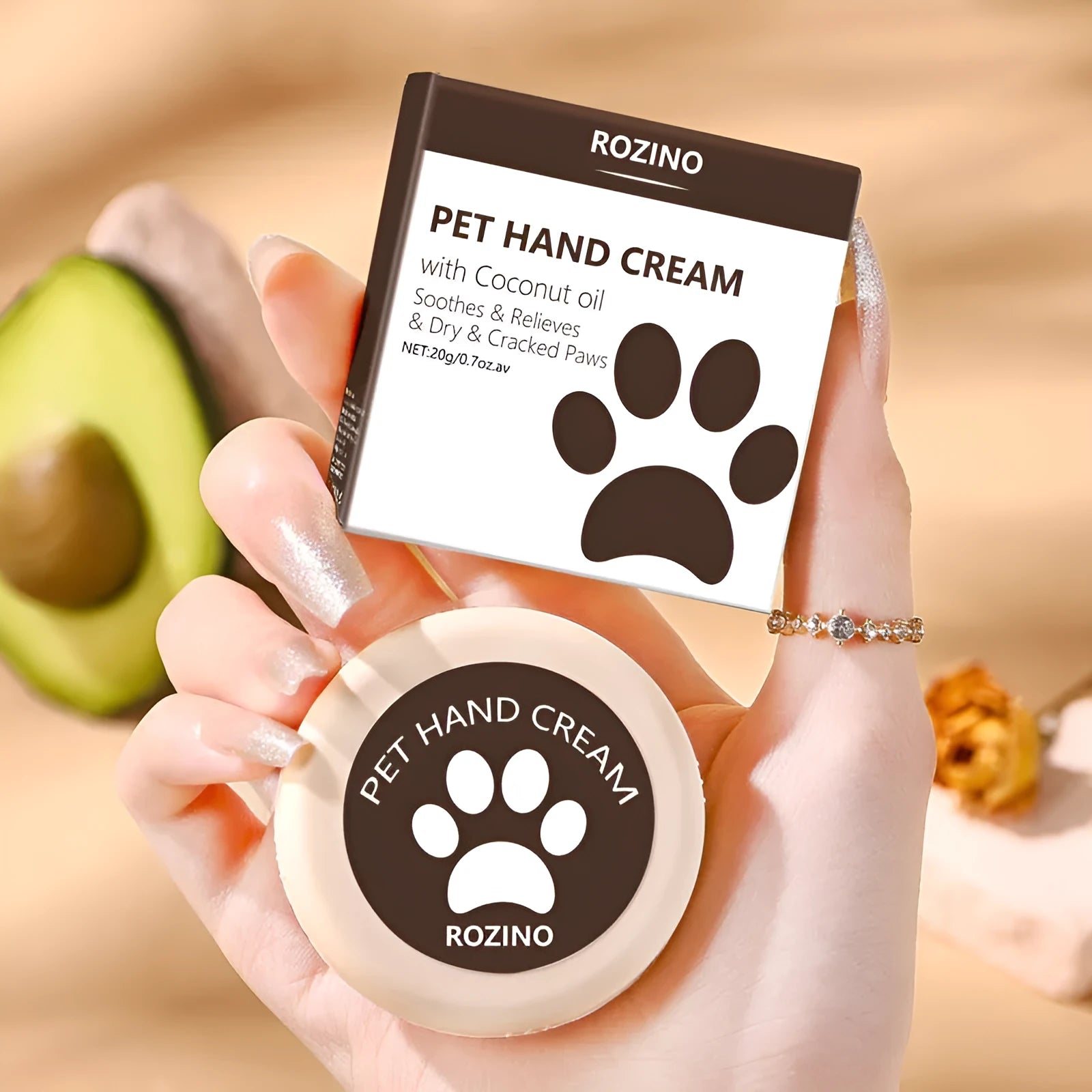 20g tube of pet lotion for dogs and cats with glycerin moisturising formula
