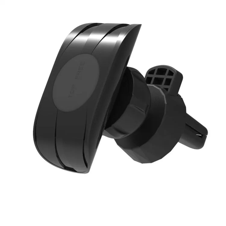 Glory black universal car phone holder shown mounted on a car dashboard.