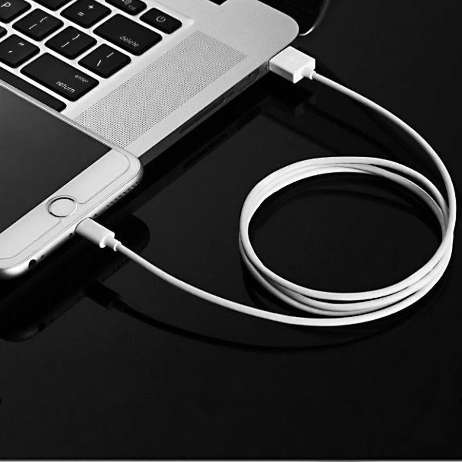 5V 2A USB travel charger and cable compatible with iPhone and iPad models