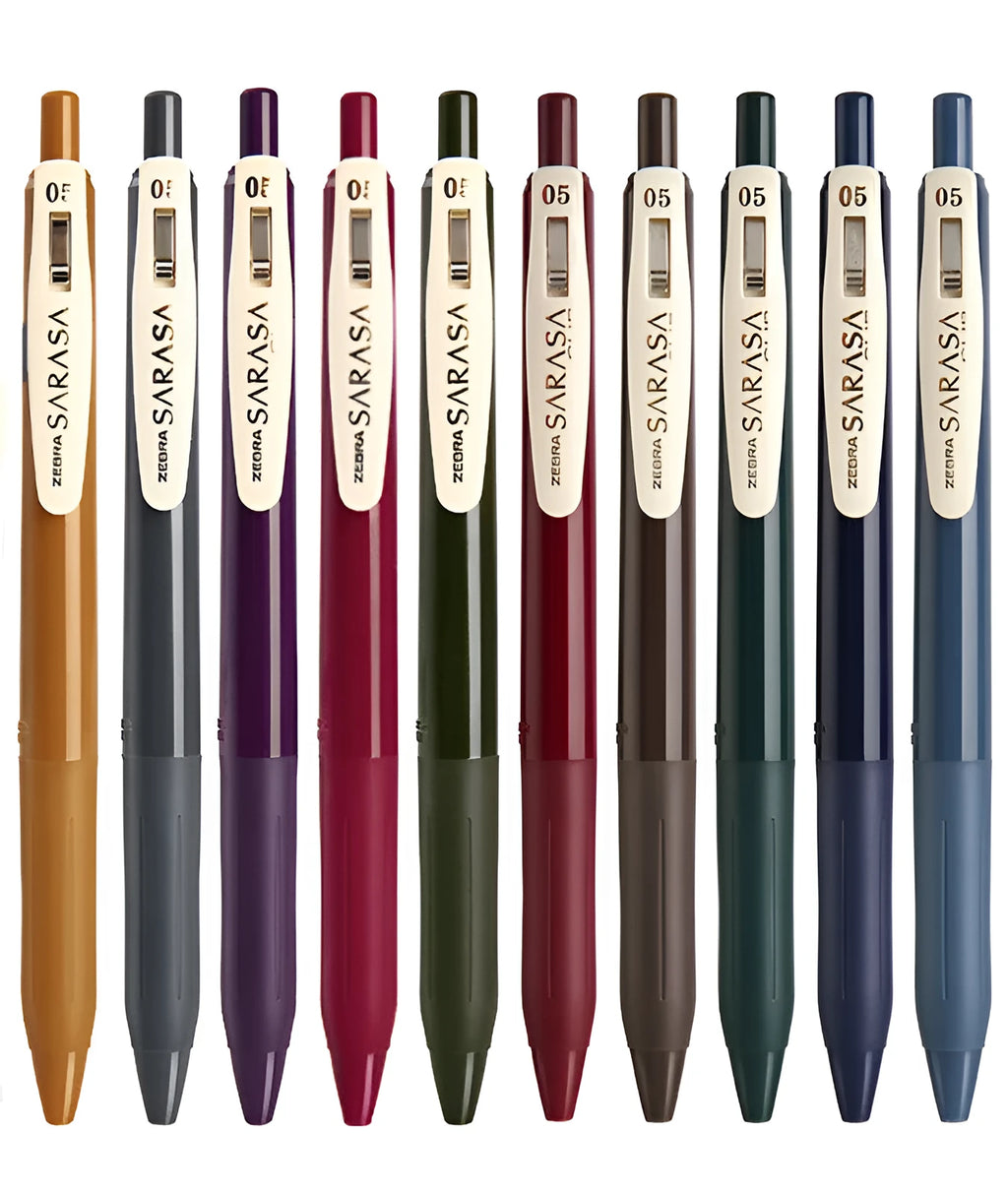 Press The Water Pen 0.5mm bullet neutral pen in retro colour with Japanese styling