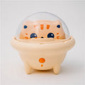 Cartoon bear or cat design plastic power bank charger compatible with Apple iPhone and Type C devices