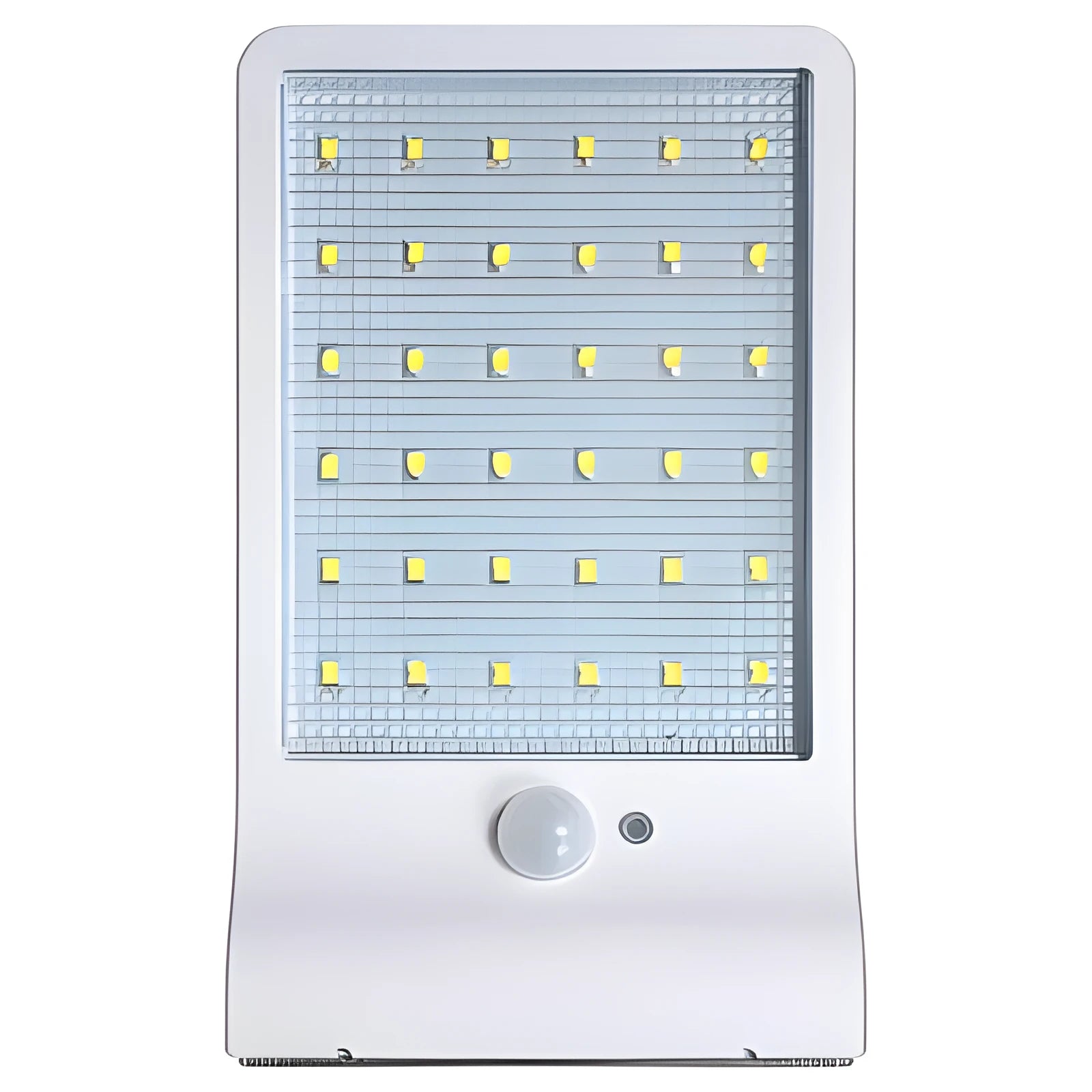 Black and white waterproof solar garden light for outdoor courtyard and balcony LED lighting