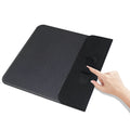 Foldable fabric phone holder with wireless charging capability showing 10W fast charging support