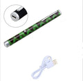 Green laser pointer pen with aluminium alloy construction and keychain attachment hole