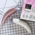 JY-666 electric blackhead suction instrument in rose gold and white colour options for facial pore cleansing