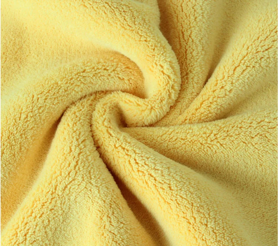 Blue pet bath towel made from 800g superfine absorbent fiber for drying dogs and cats