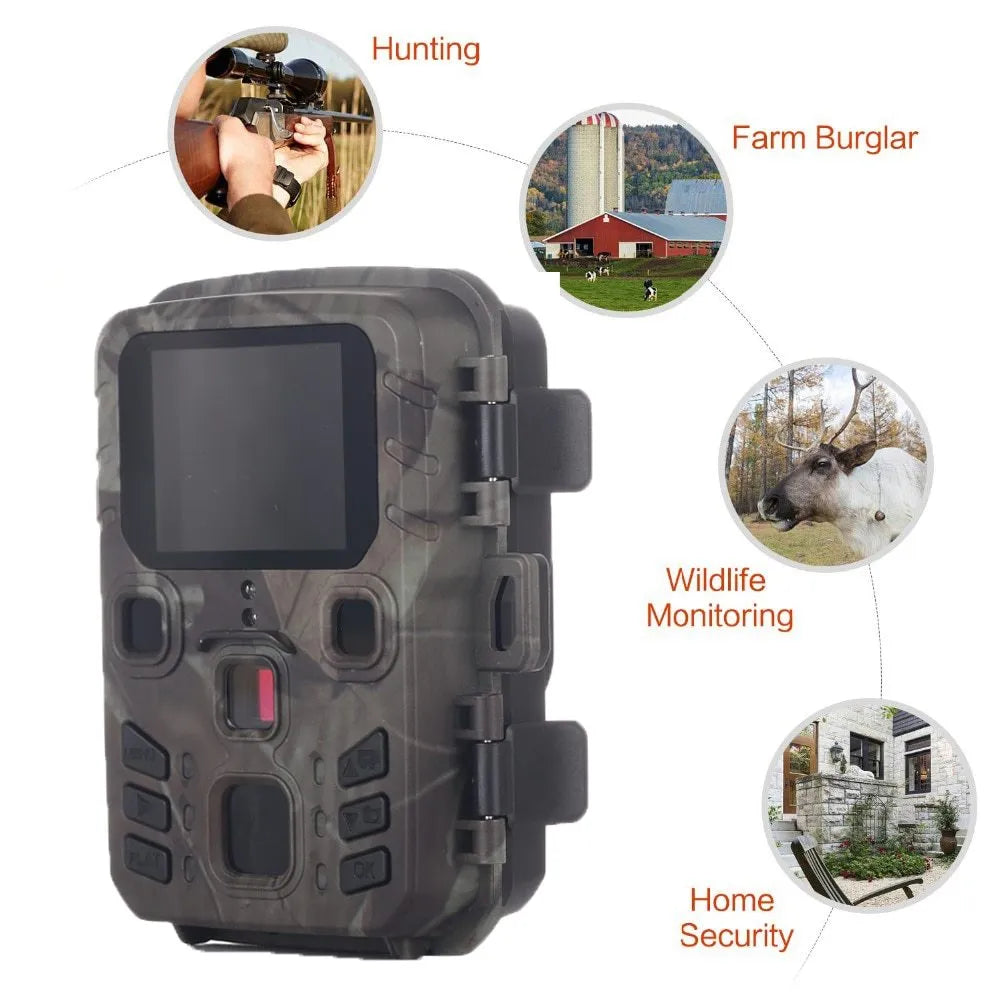 Black plastic infrared night vision monitoring device for security surveillance.