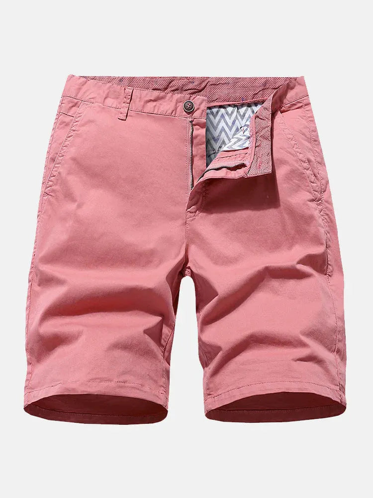 Men's loose denim shorts in straight leg style available in multiple colours and sizes