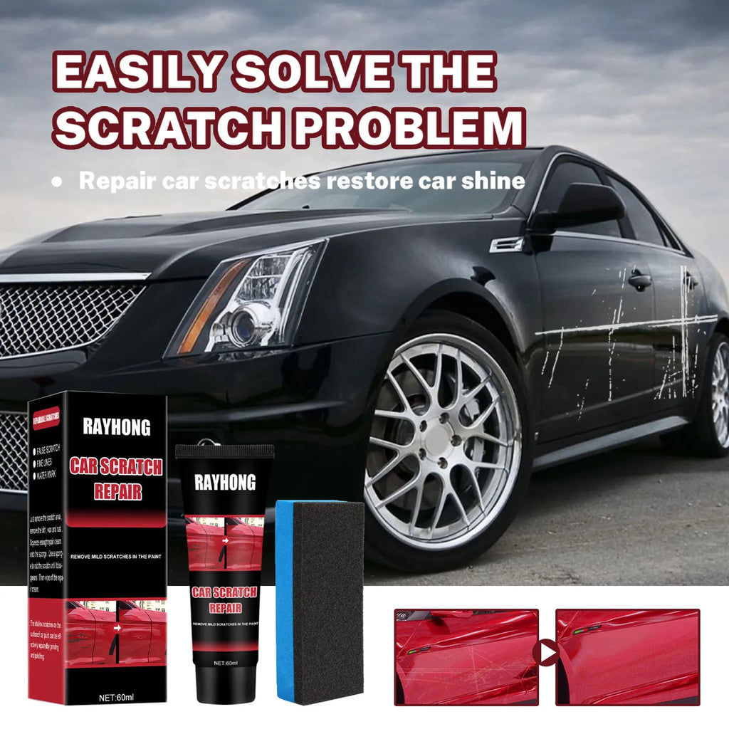 60ml car scratch repair wax with applicator for paint surface maintenance