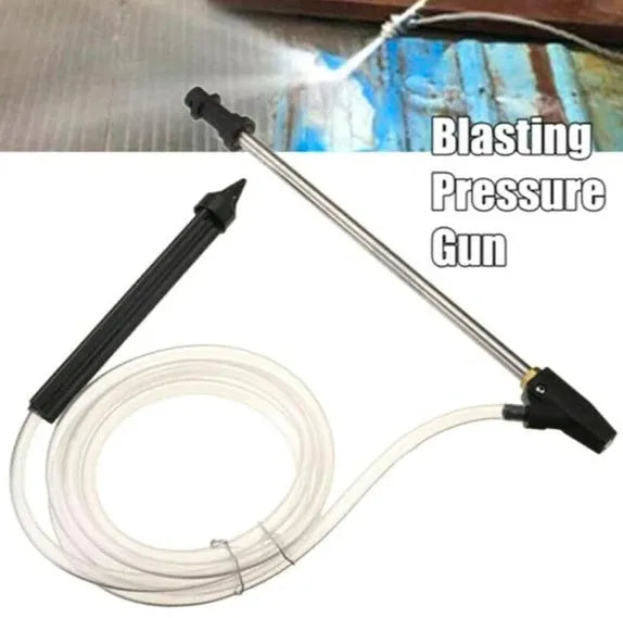 Karcher pressure washer ceramic derusting nozzle with stainless steel handle for rust removal