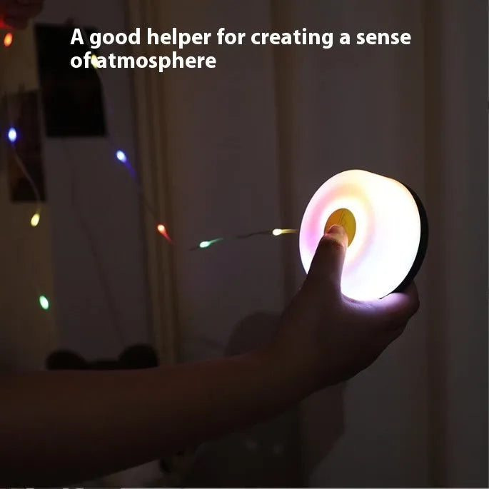 Rechargeable outdoor string lights with 30 LED beads in warm white or multicolour options