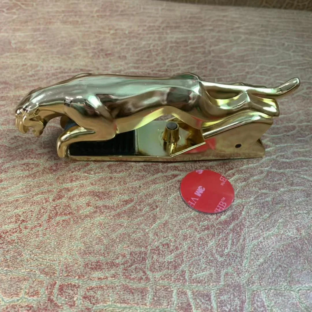 Car leopard rotatable mobile phone bracket in black, gold or silver finishes
