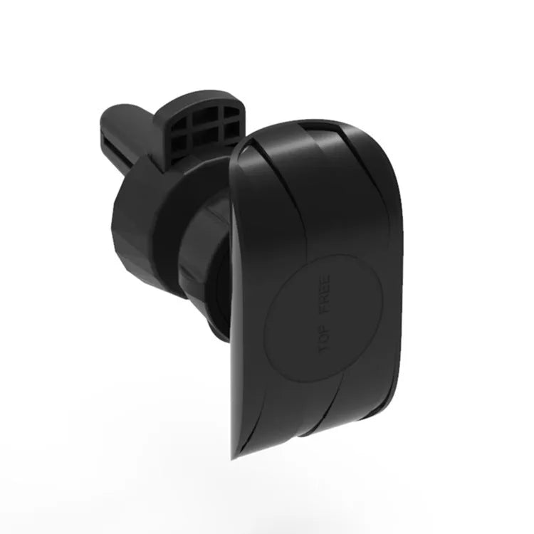 Glory black universal car phone holder shown mounted on a car dashboard.