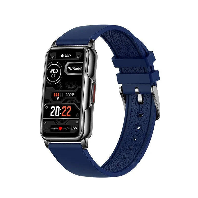 1.47 inch sports smart bracelet Bluetooth watch silicone strap touch button operation multiple colours