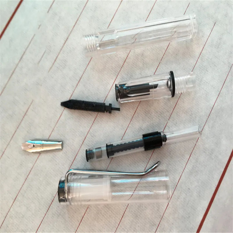 Art Word Parallel Pen Gothic Roman Duckbill Pen with ceramic shell and six nib sizes for calligraphy