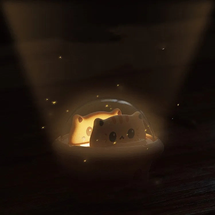 Cartoon bear or cat design plastic power bank charger compatible with Apple iPhone and Type C devices