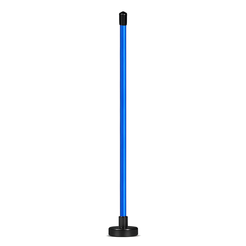 Red and blue aluminium alloy magnetic golf swing trainer with baseball bat alignment bar