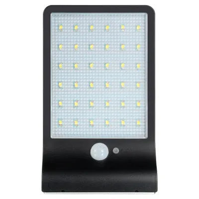 Black and white waterproof solar garden light for outdoor courtyard and balcony LED lighting