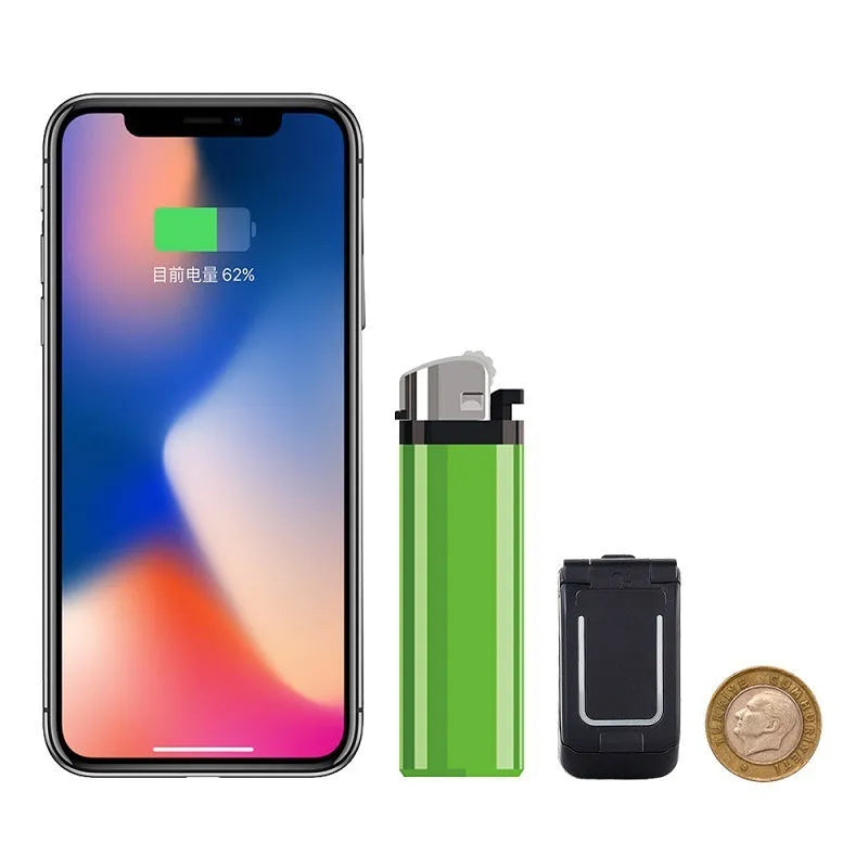 Mini flip mobile phone in six colours with closed flip cover