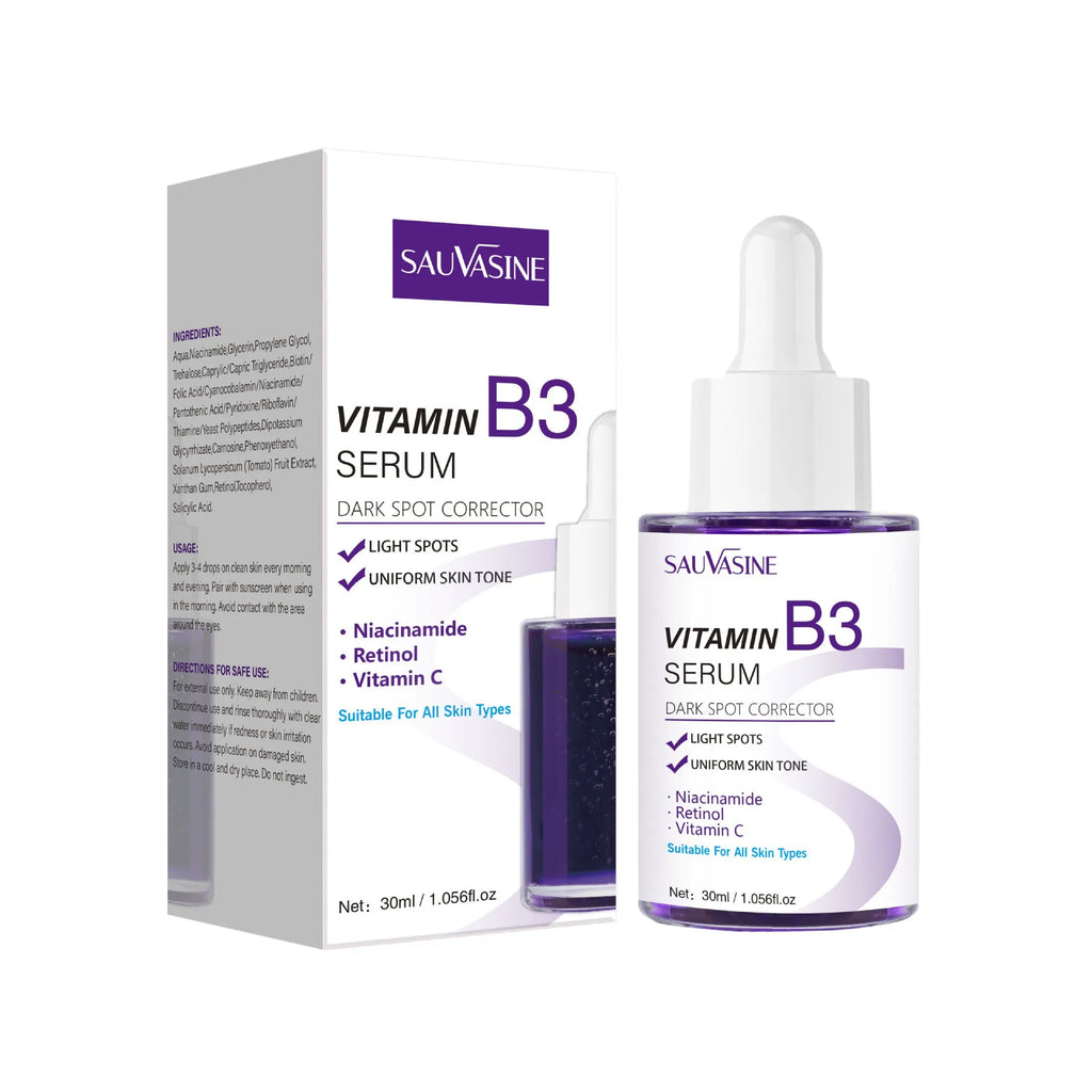 30ml Vitamin B3 nourishing moisturising firming facial essence bottle for universal skin types