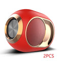 Bluetooth 5.0 TWS speaker with TF card and U disk playback, 1200mAh battery, in black colour