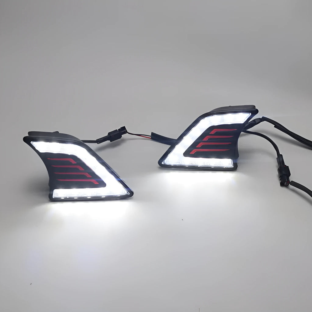 Black ABS fog light LED day light for Toyota Hilax with 12V 1W LED