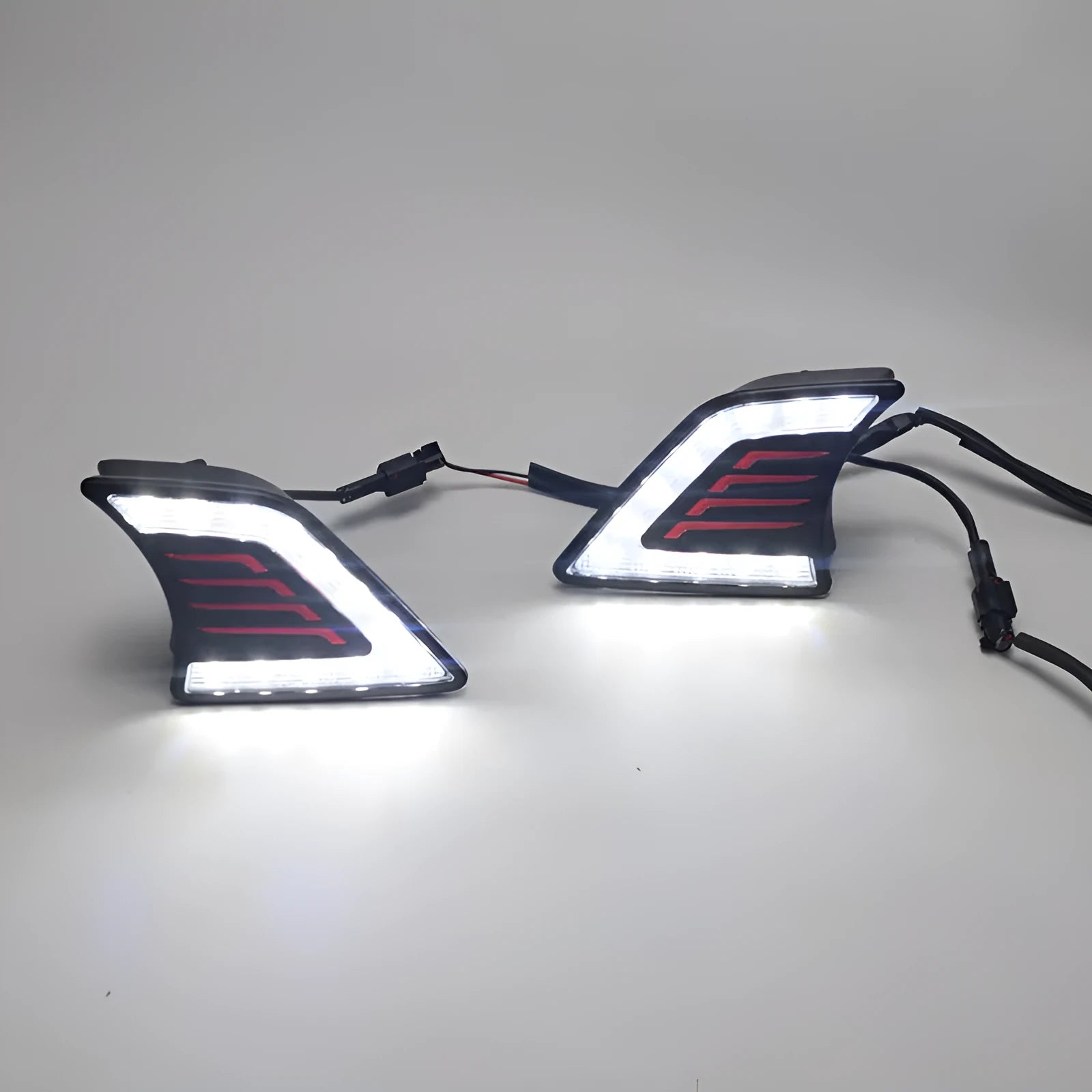 Black ABS fog light LED day light for Toyota Hilax with 12V 1W LED