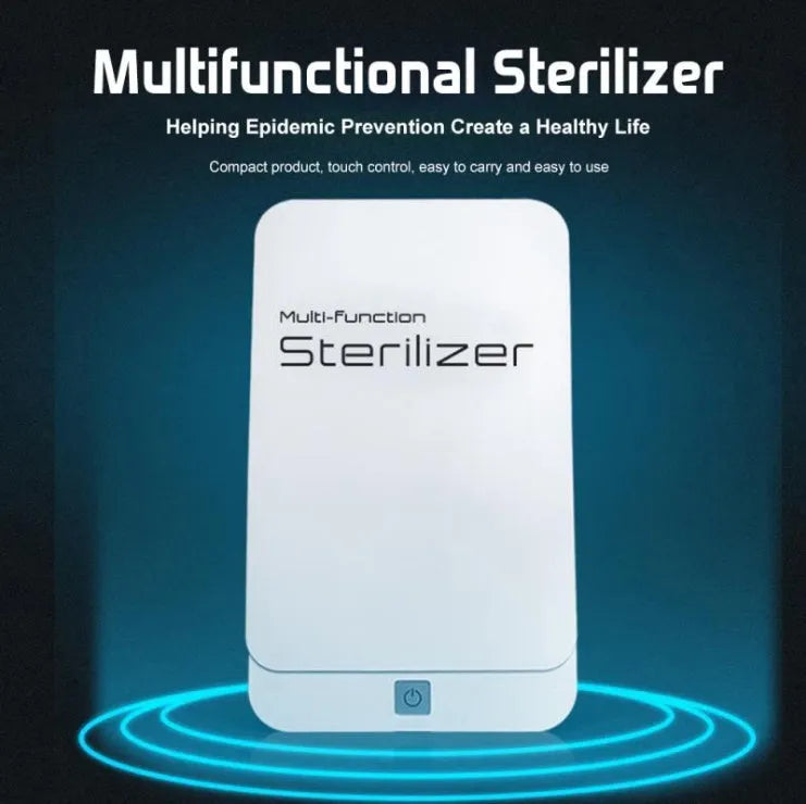 UV mobile phone steriliser disinfection machine with purple light and touch controls
