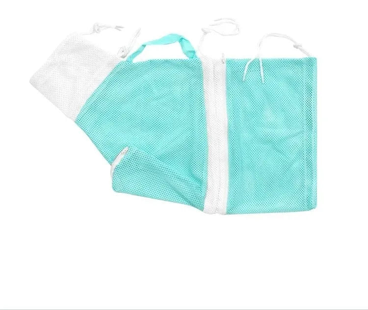 Upgraded 5th generation cat grooming bag in pink, green, or grey colour combinations with scratch-resistant mesh