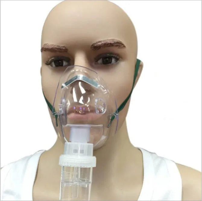 Soft rubber mask aid designed for use with an A format mask.