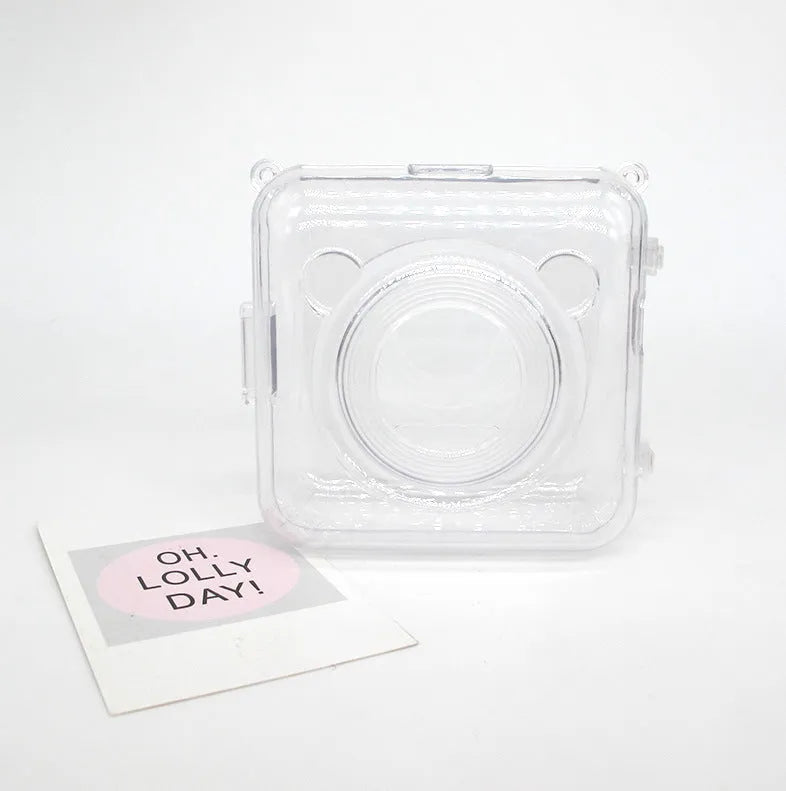 Crystal PC protective case for Eric Bear A6 thermal printer, colourful shell