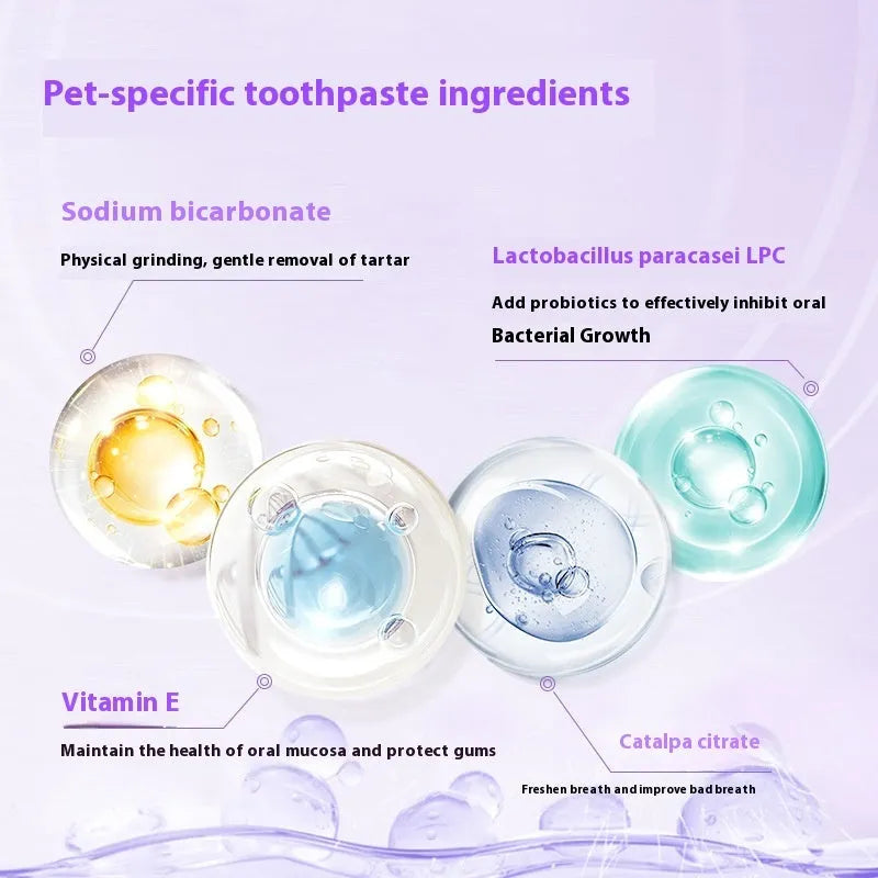 Pet toothbrush pen for dog and cat dental care with 5ml whitening liquid content