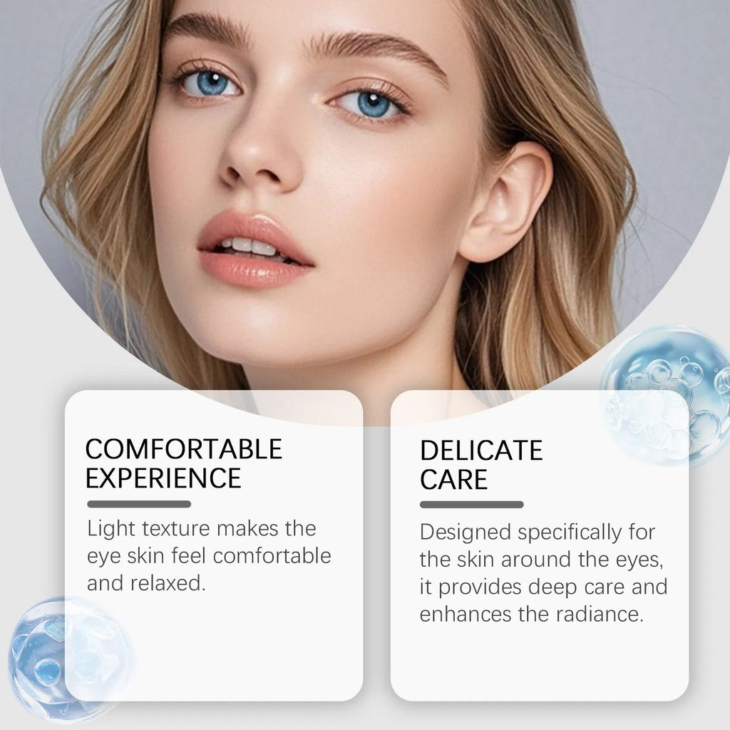 20g moisturising eye cream tube with ceramide EOS for eye area hydration