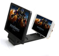3D mobile phone screen amplifier with radiation protection in stand format
