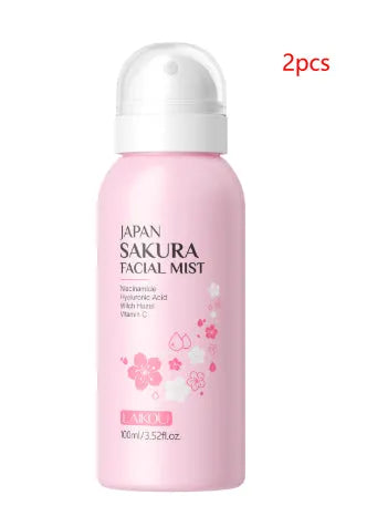 Lecoul Cherry Blossom Spray Wet Compress Lotion 100ml bottle