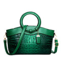 Women's casual fabric handbag in multiple colours showing front zipper and shoulder strap