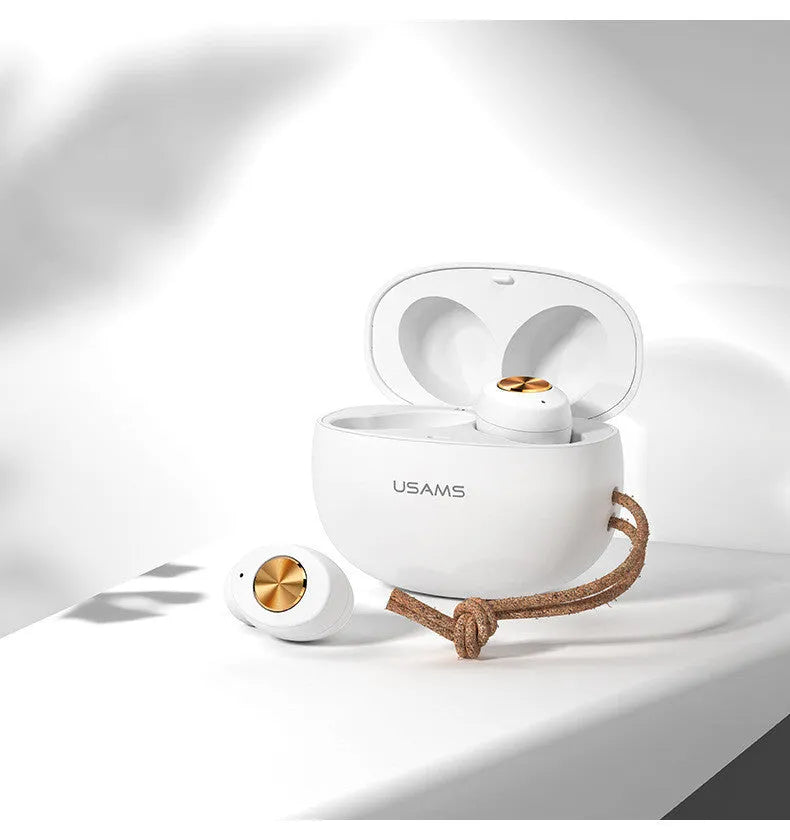 Pebble Series wireless Bluetooth TWS earbuds in charging case, shown in black, dark green, and white colour options.