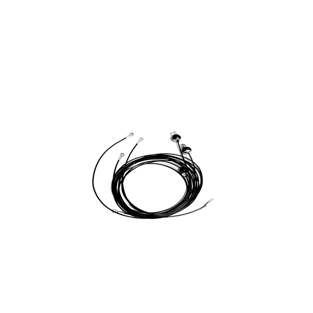 KYLIN SPORT 4.8mm 7x19 black steel wire rope for strength training equipment accessory