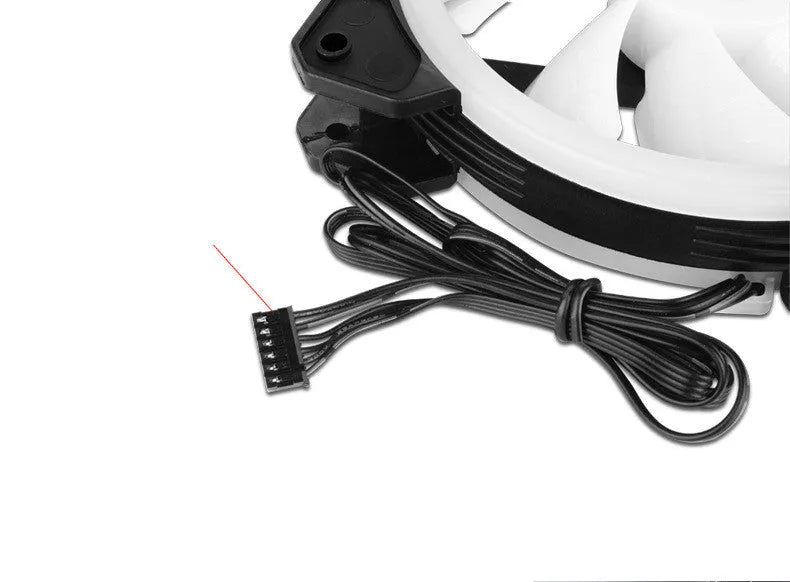 12cm camouflage pattern RGB colour changing PC chassis cooling fan