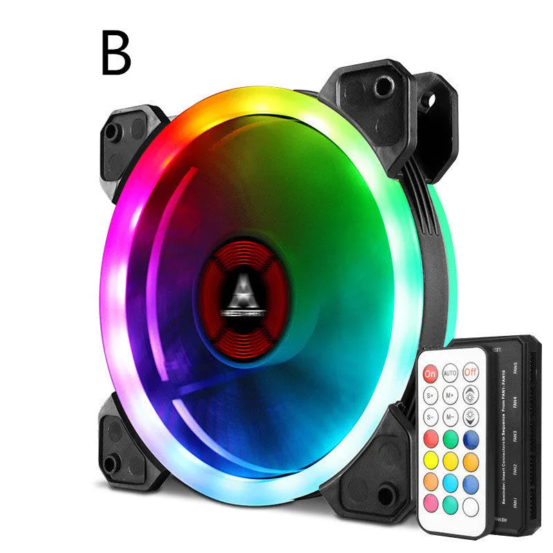 12cm camouflage pattern RGB colour changing PC chassis cooling fan
