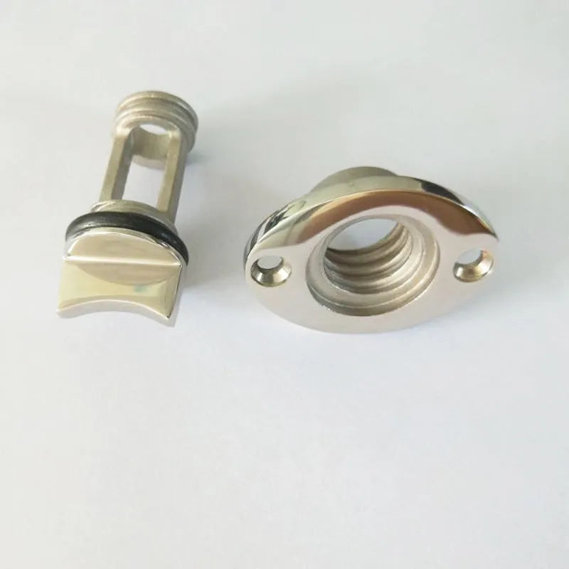Stainless steel 316 marine water plug, model 38*50, for ships and yachts.