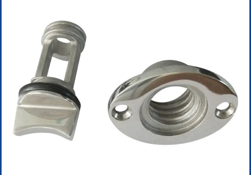 Stainless steel 316 marine water plug, model 38*50, for ships and yachts.