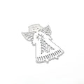 Carbon steel angel embossing mould with character design measuring 8 by 6 centimetres