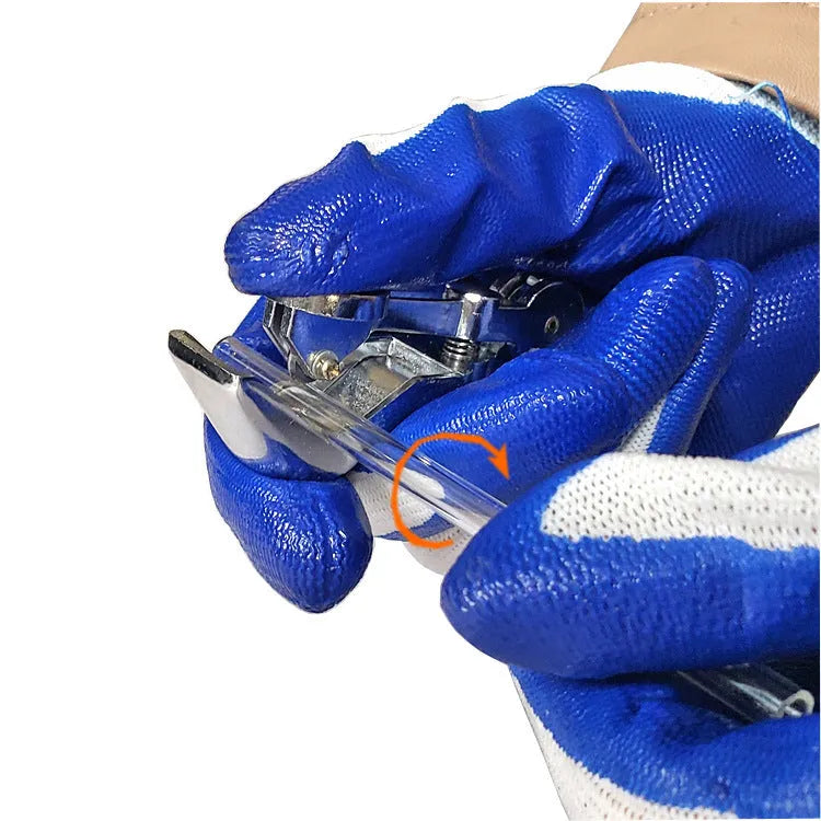 Zinc alloy glass tube cutter for cutting tubes and rods up to 45mm diameter.