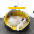 Washable cloth pet kennel for dogs and cats in black or green, shown in small, medium, and large sizes.